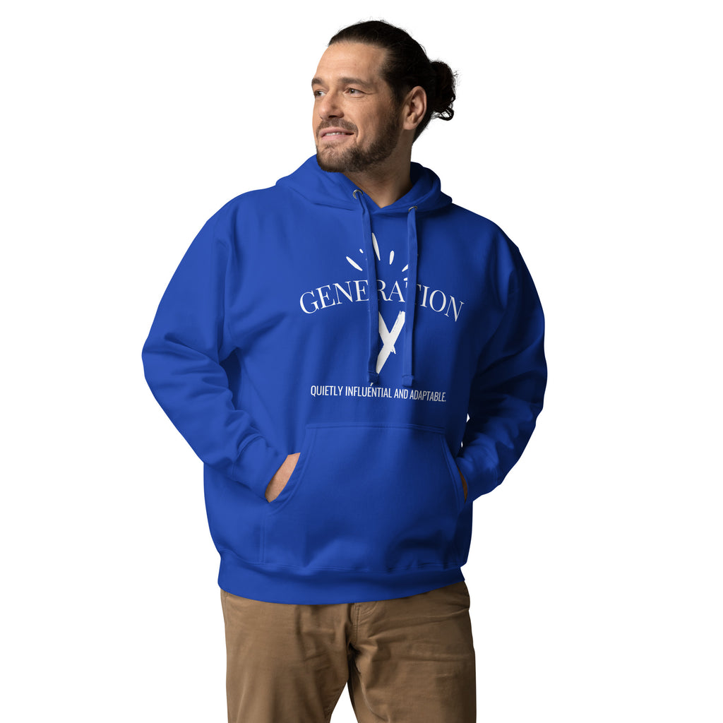 The Power of X - Unapologetically Generation X - Team Royal - Hoodies