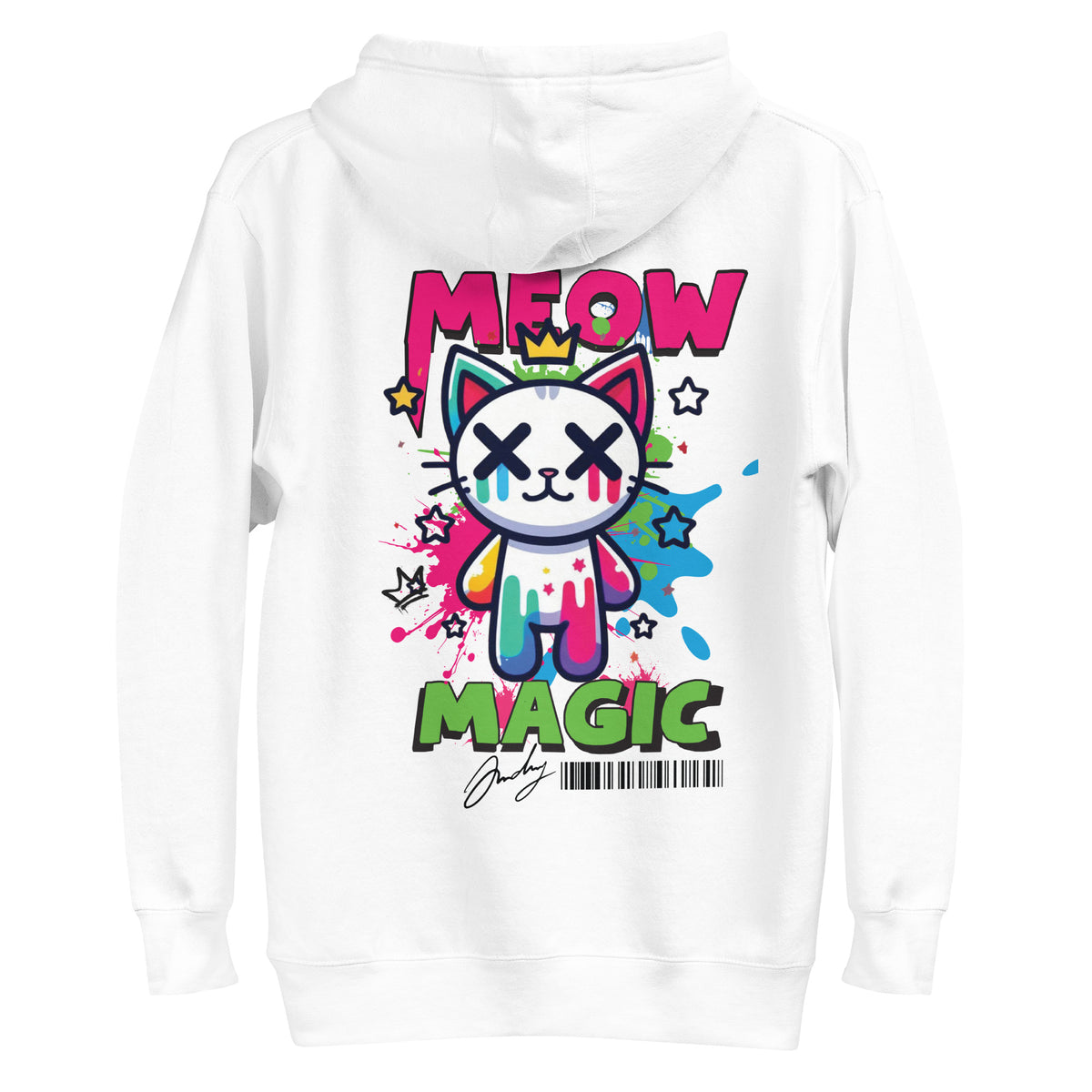 Crown of Colors - Magical Meow Hoodie - - Hoodies