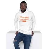 Bold Statements - I'm Just Explaining Hoodie - White - Unisex Hoodies