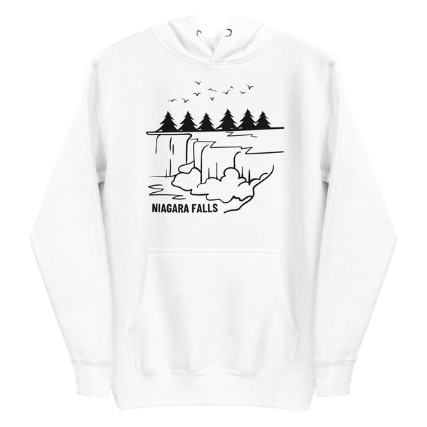 Majestic Falls Hoodie - Niagara's Iconic Beauty - - Unisex Hoodies