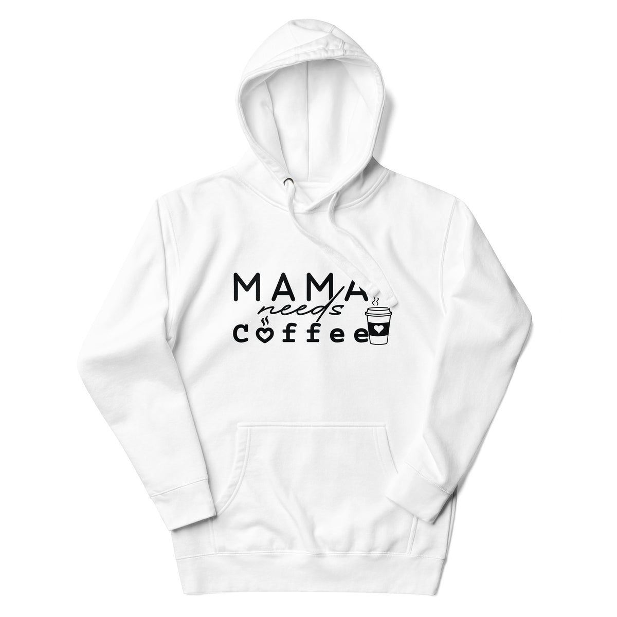 Coffee Lover's Essential - Mama Needs Coffee Hoodie - - Unisex Hoodies