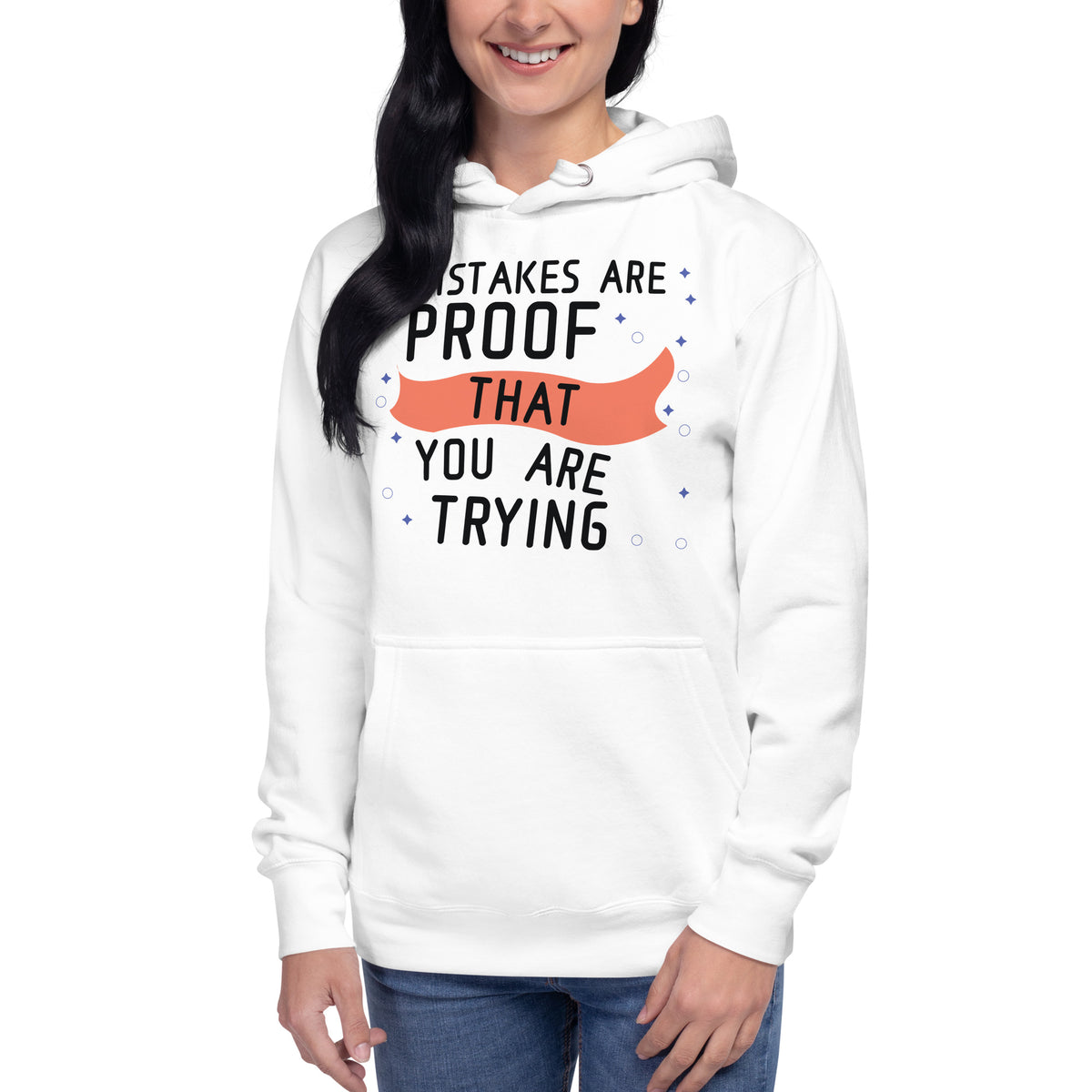 Uplift Your Spirit - Mistakes and Triumphs Hoodie - - Hoodies