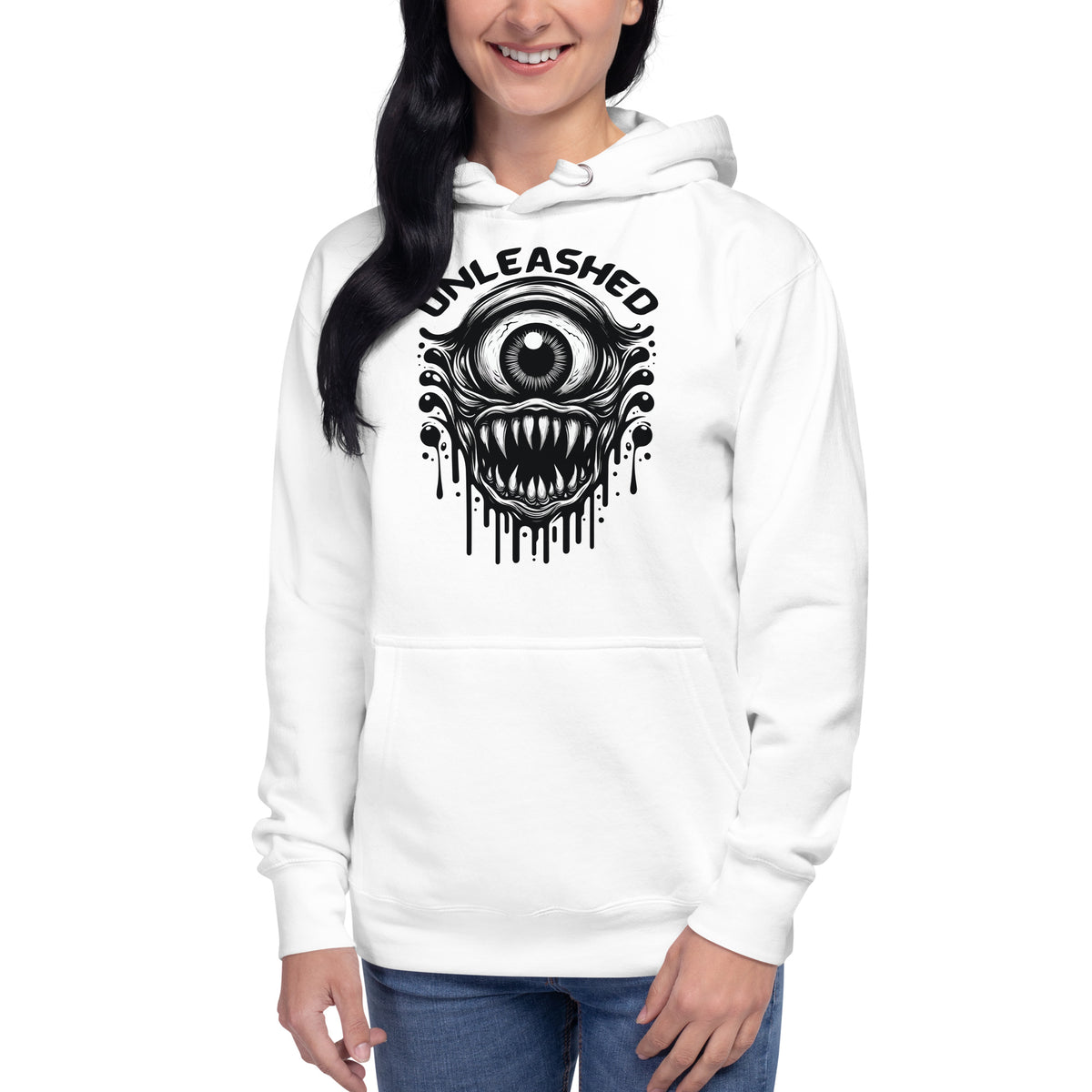 Unleashed Terror - Monstrous Eye Hoodie - - Hoodies