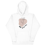 Graceful Lines - Expressive Art Hoodie - - Hoodies