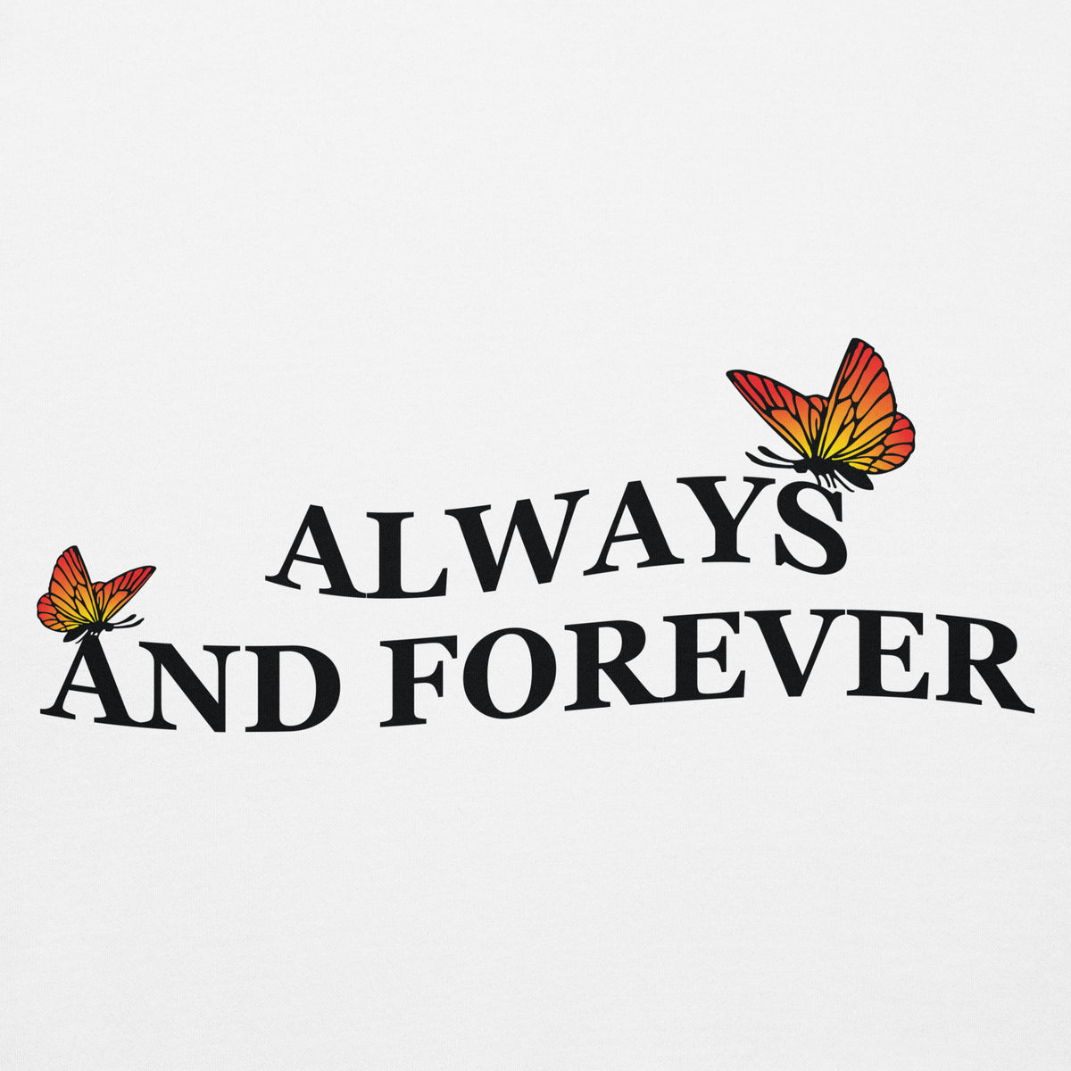 Endless Embrace - Always & Forever Butterfly Hoodie - - Hoodies