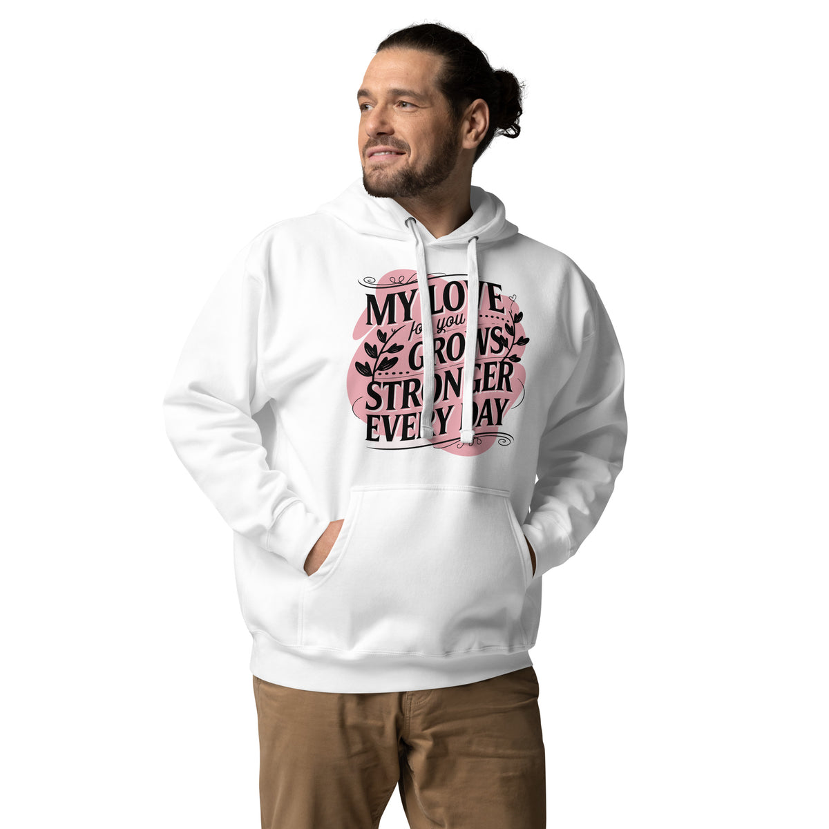 Evergreen Affection - Love Grows Daily - - Hoodies