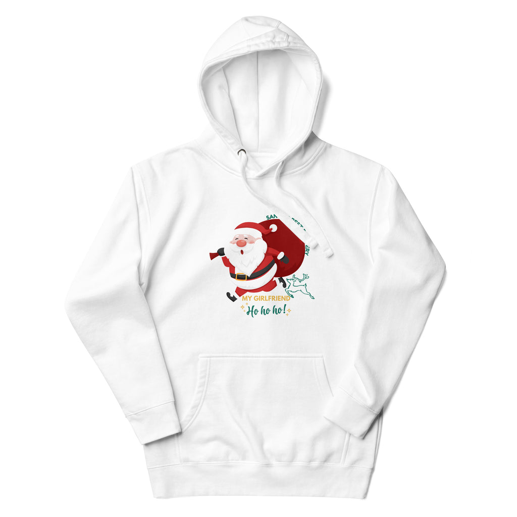 Santa’s Best Delivery – Christmas Hoodie for Your Girlfriend! - White - Hoodies