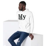 Typography Trendsetter - MY PRISE - White - Unisex Hoodies