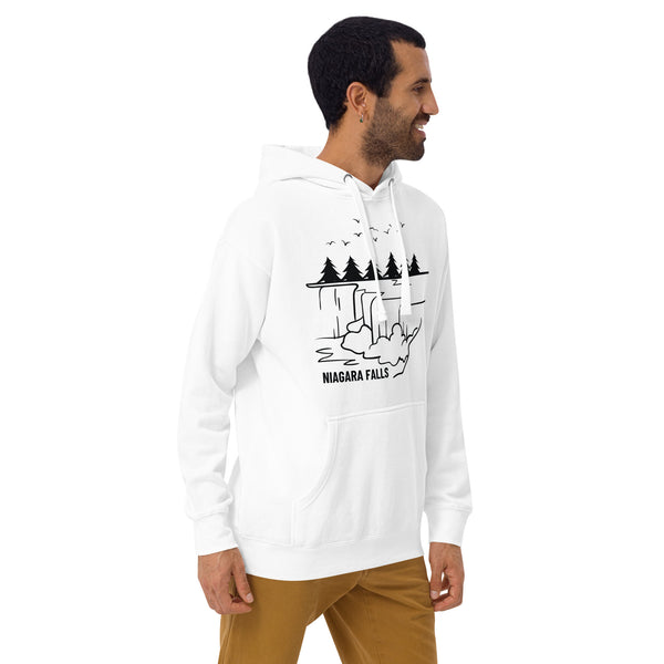 Majestic Falls Hoodie - Niagara's Iconic Beauty - - Unisex Hoodies