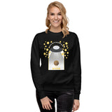 Space and Crypto Fusion Sweatshirt - Black - Unisex Sweatshirts