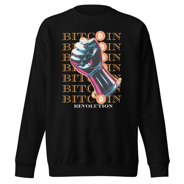 Revolutionary Bitcoin Fist - Empower Your Style - - Sweatshirts