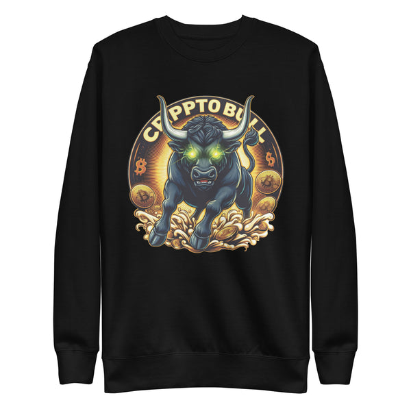 Crypto Bull Strength - Embrace the Power - - Sweatshirts