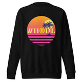 Relax & #HODL Tropical Bitcoin Sweater - - Crewneck Sweatshirts