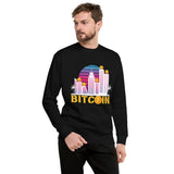 Golden Bitcoin City Dreams - Black - Unisex Sweatshirts