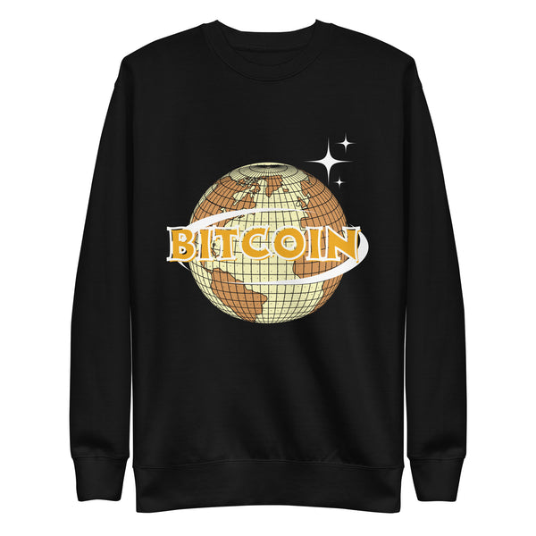 Old-World Charm Bitcoin Sweatshirt - - Unisex Sweatshirts