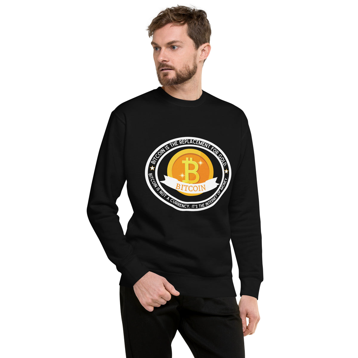 Bitcoin Prestige - The Internet of Money Sweatshirt - Black - Unisex Sweatshirts