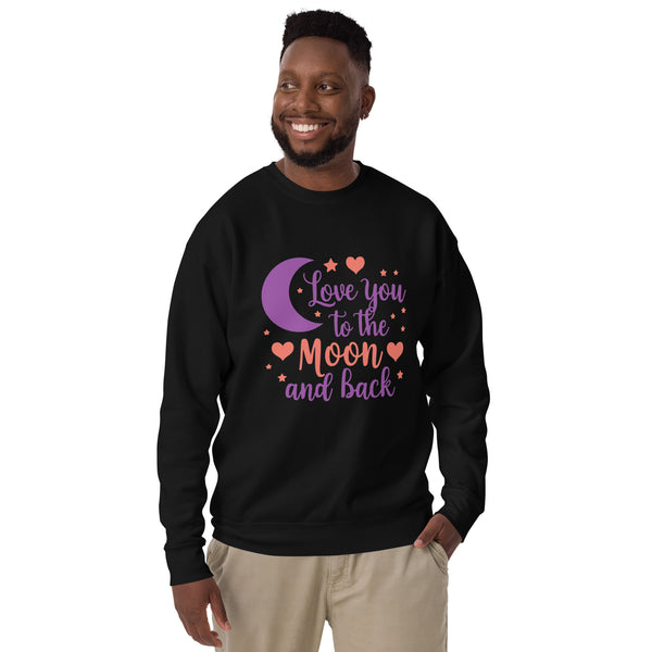 To the Moon and Back - Cozy Love - Black - Sweatshirts