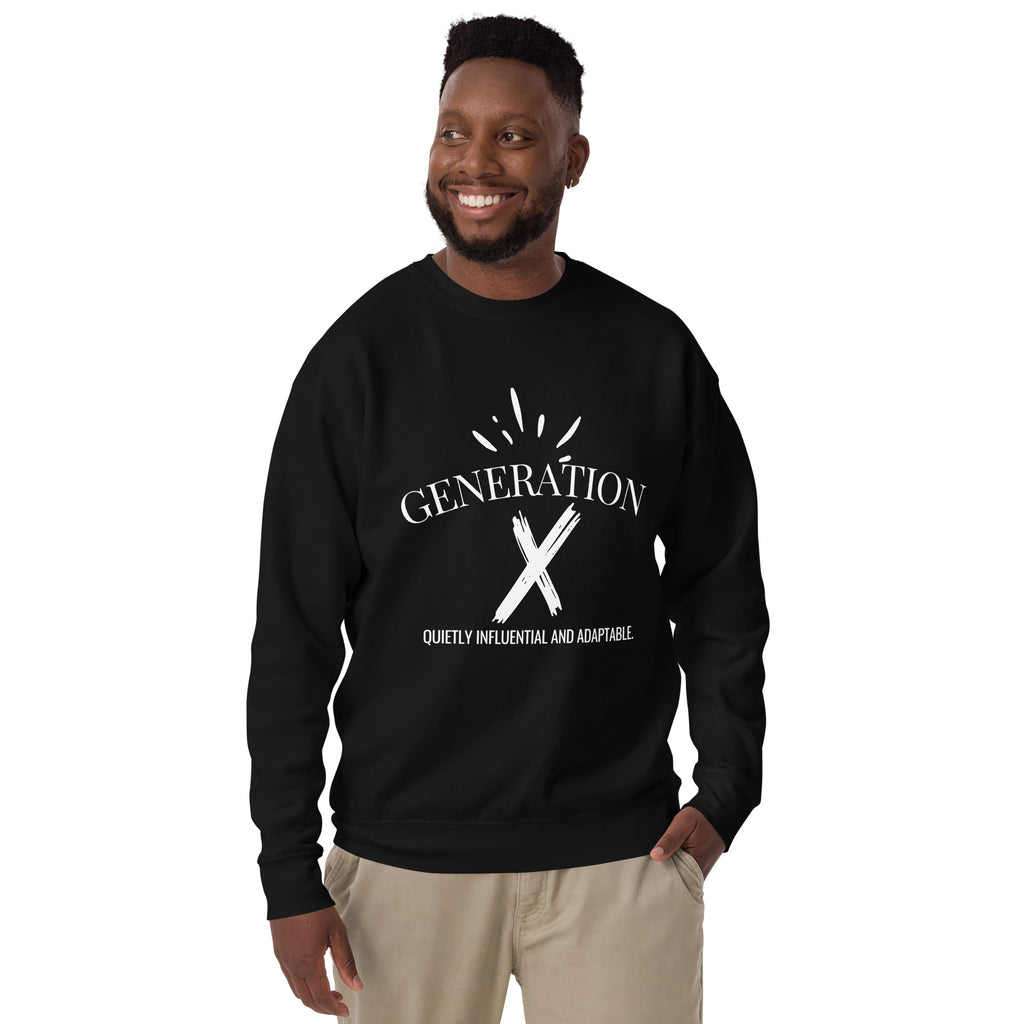 Minimalist Power - Generation X's Signature Style - Black - Sweatshirts