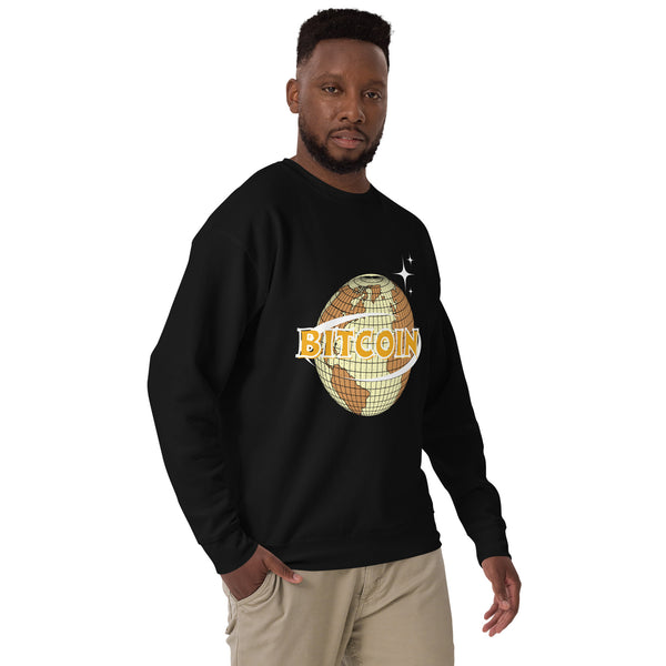 Old-World Charm Bitcoin Sweatshirt - Black - Unisex Sweatshirts