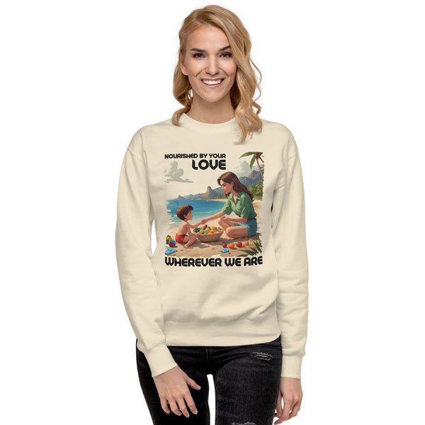 Beachside Bliss - A Moment of Motherhood - - Sweatshirts