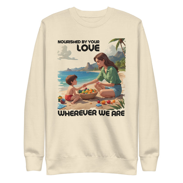 Beachside Bliss - A Moment of Motherhood - Bone - Sweatshirts