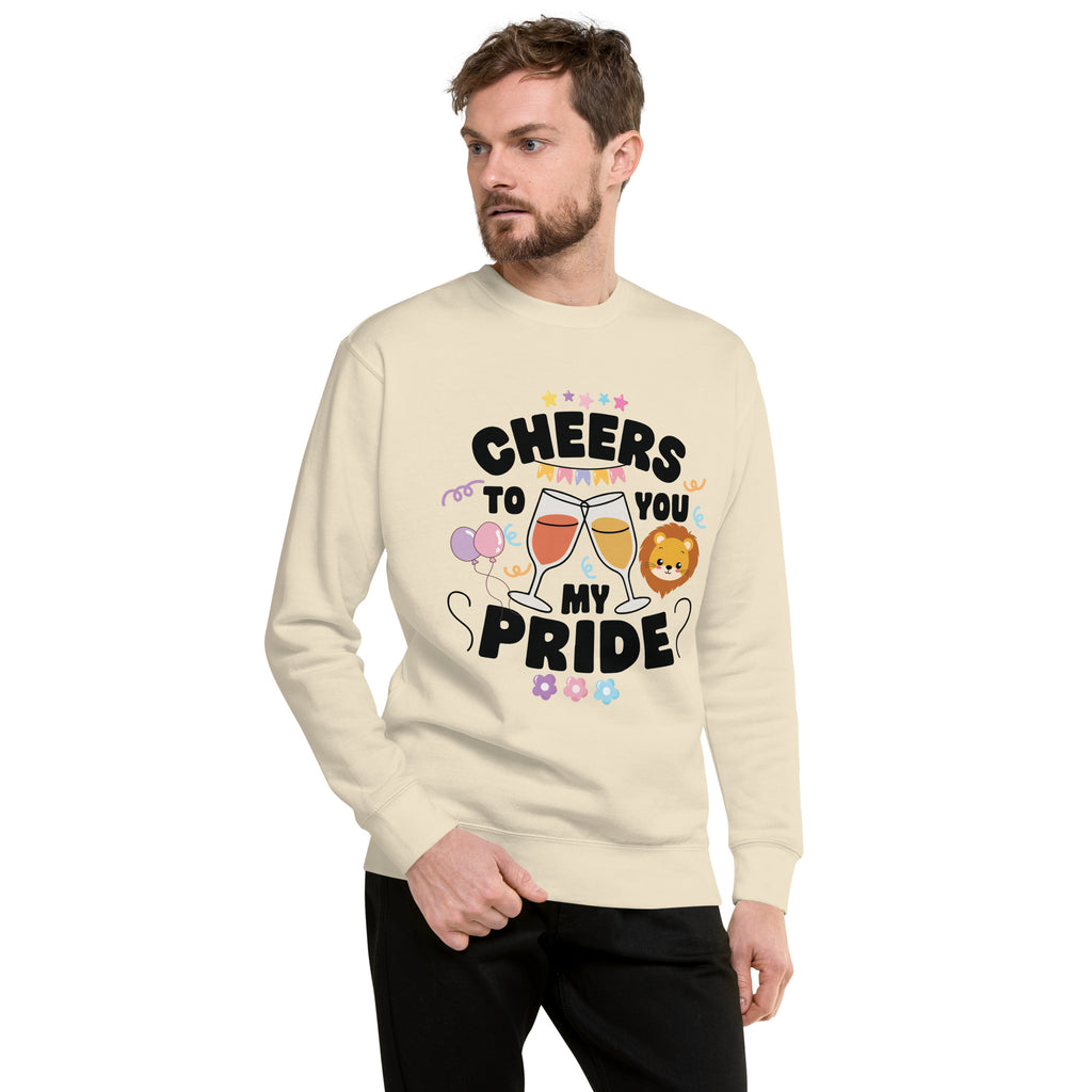 Cheers to You, My Pride – 2025 Son Sweatshirt - Bone - Sweatshirts