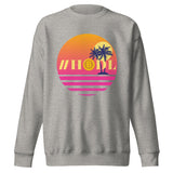 Relax & #HODL Tropical Bitcoin Sweater - - Crewneck Sweatshirts