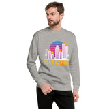 Golden Bitcoin City Dreams - Carbon Grey - Unisex Sweatshirts