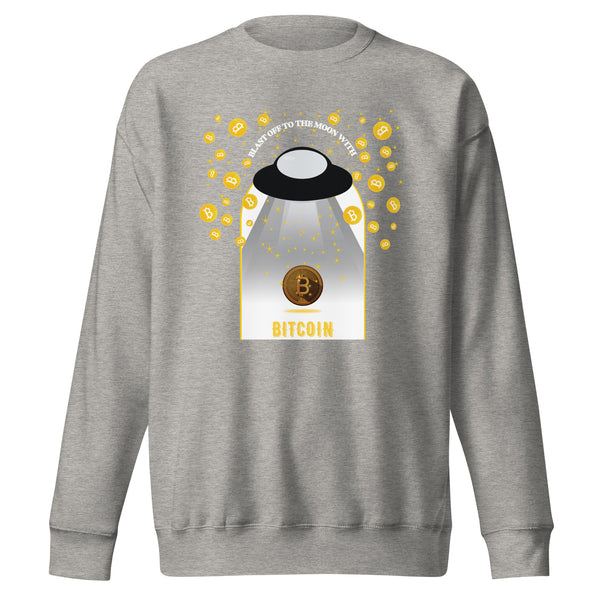 Space and Crypto Fusion Sweatshirt - - Unisex Sweatshirts