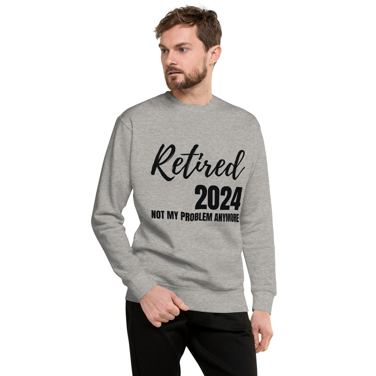 Farewell Work, Hello Freedom - Retired 2024 Sweatshirt - Carbon Grey - Sweatshirts