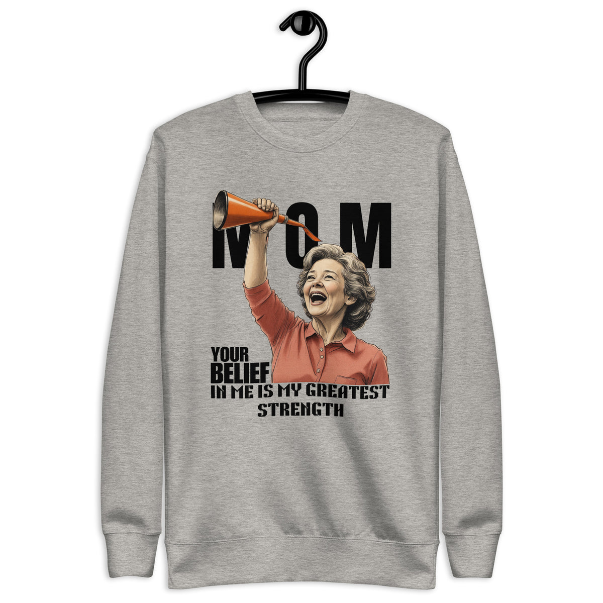 Inspired by You - Mom’s Empowering Love - Carbon Grey - Sweatshirts