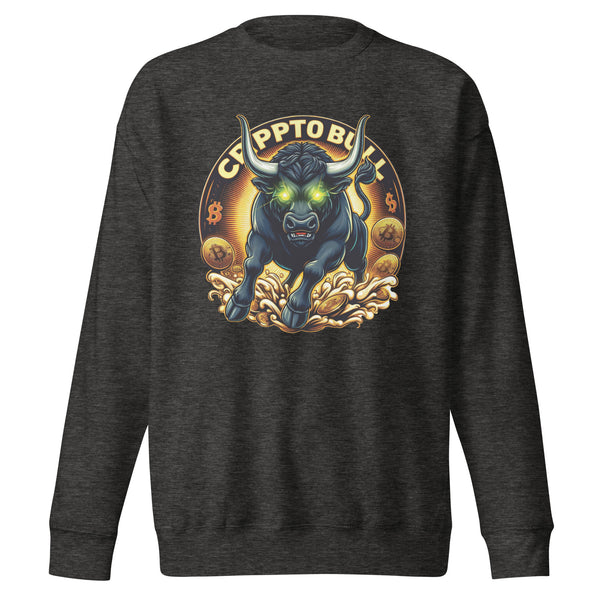 Crypto Bull Strength - Embrace the Power - - Sweatshirts