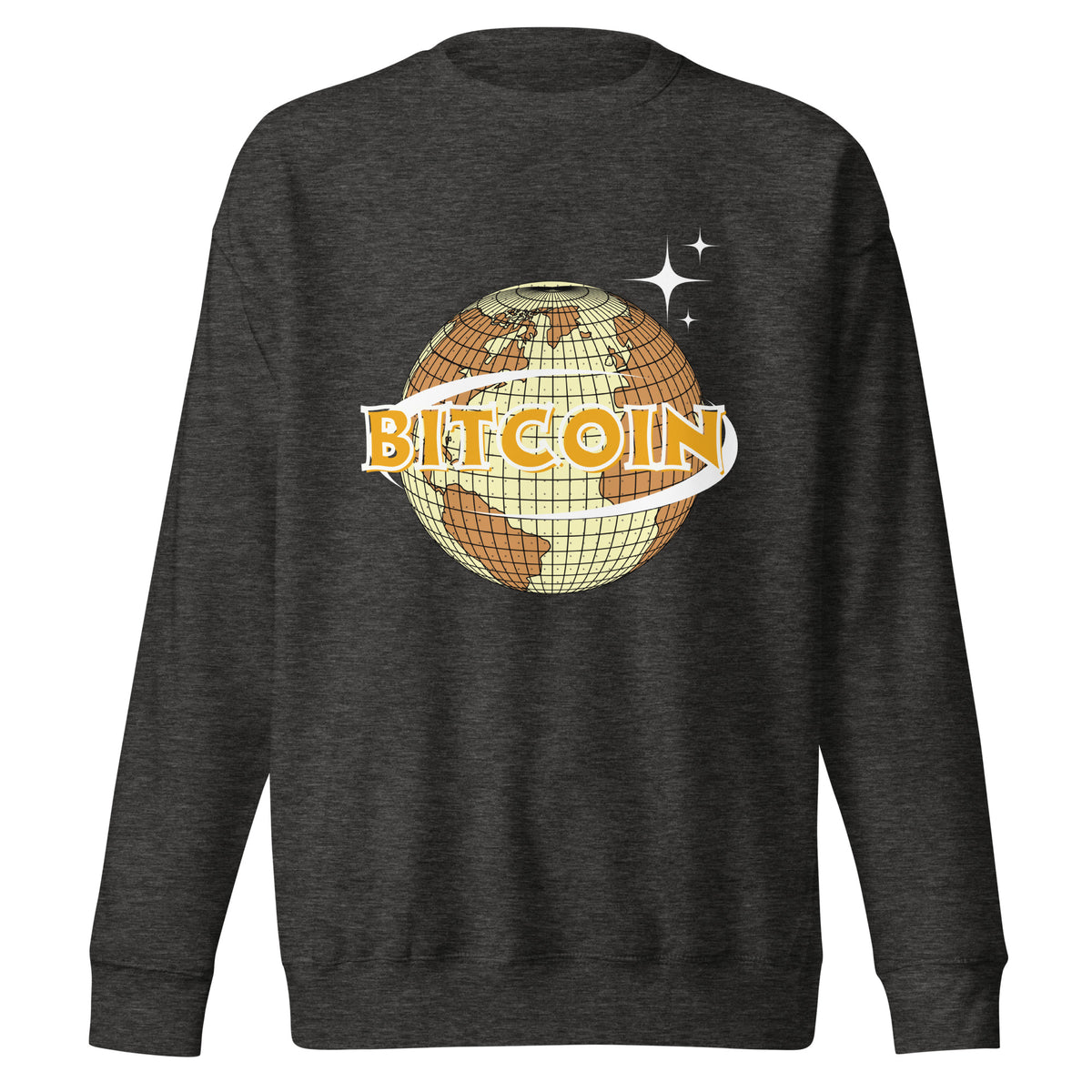 Old-World Charm Bitcoin Sweatshirt - - Unisex Sweatshirts