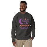 To the Moon and Back - Cozy Love - Charcoal Heather - Sweatshirts