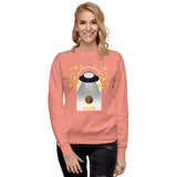 Space and Crypto Fusion Sweatshirt - Dusty Rose - Unisex Sweatshirts