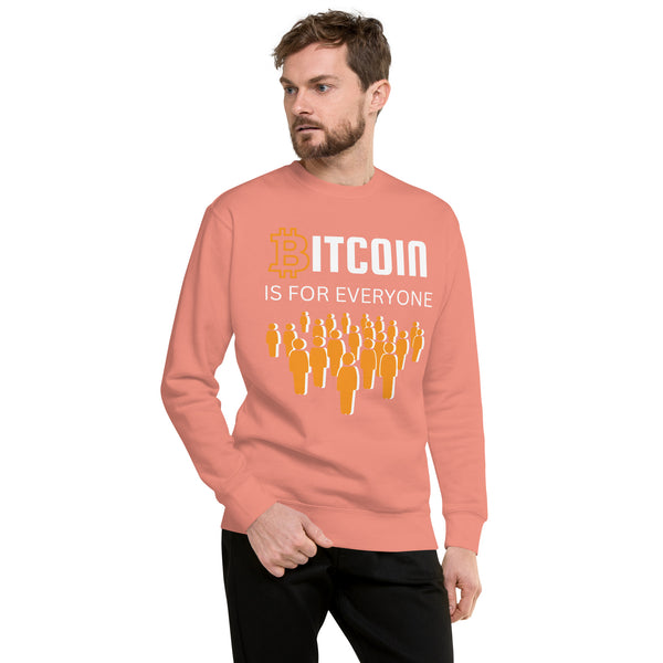 Bitcoin Revolution - Everyone's Sweatshirt - Dusty Rose - Unisex Sweatshirts