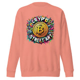 Crypto Street Art Revolution - Bitcoin Burst Sweatshirt - - Unisex Sweatshirts