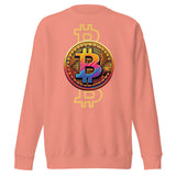 Tech-Infused Bitcoin Design Sweatshirt - - Unisex Sweatshirts