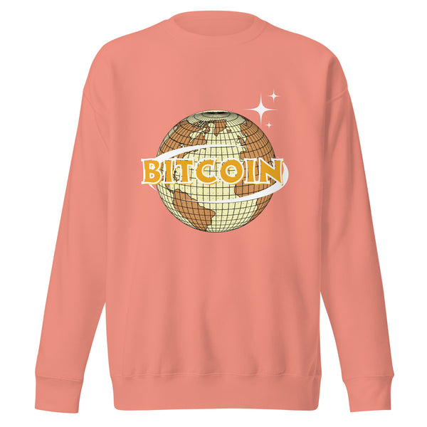 Old-World Charm Bitcoin Sweatshirt - - Unisex Sweatshirts