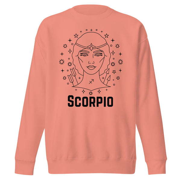 Scorpio Mystique - Zodiac Art Sweatshirt - - Sweatshirts