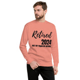 Farewell Work, Hello Freedom - Retired 2024 Sweatshirt - Dusty Rose - Sweatshirts