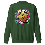 Crypto Street Art Revolution - Bitcoin Burst Sweatshirt - - Unisex Sweatshirts