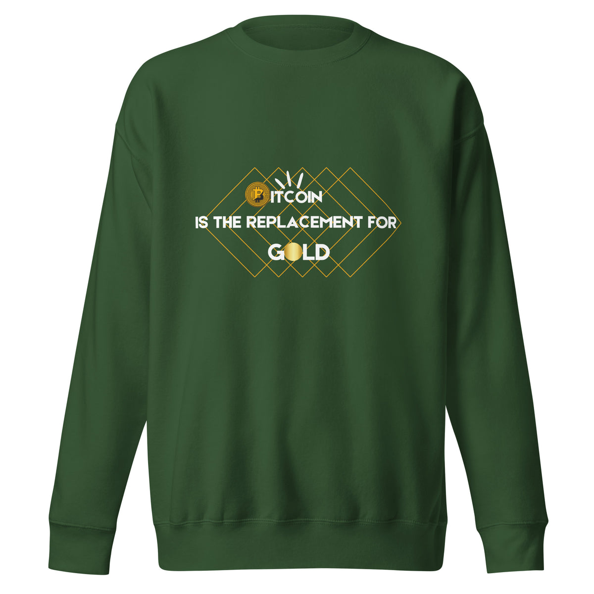 Bitcoin's Golden Replacement Sweatshirt - - Unisex Sweatshirts