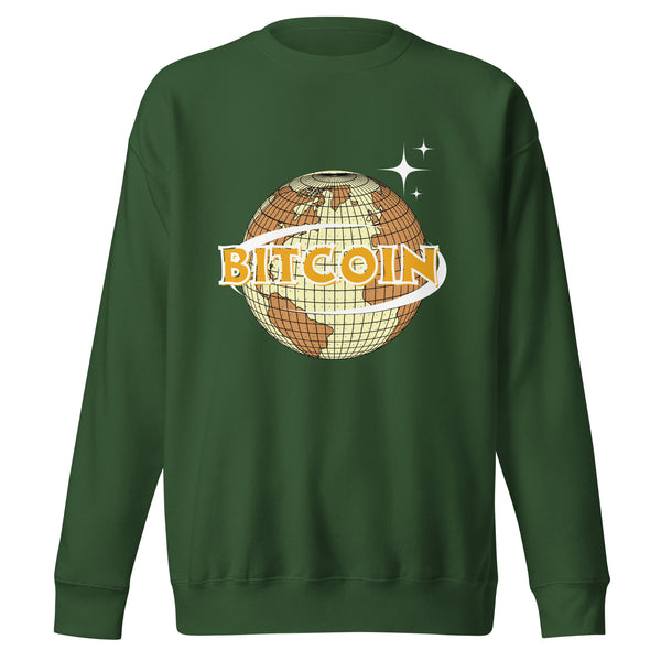 Old-World Charm Bitcoin Sweatshirt - - Unisex Sweatshirts