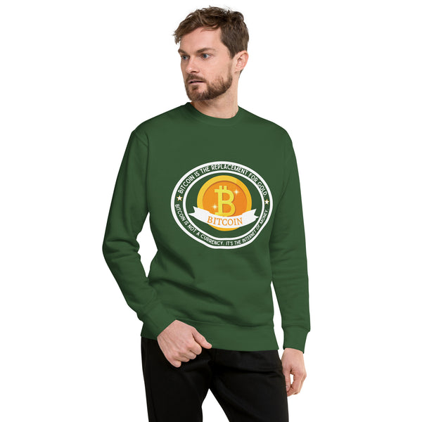 Bitcoin Prestige - The Internet of Money Sweatshirt - Forest Green - Unisex Sweatshirts