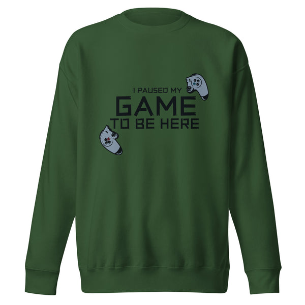 Level Up in Style - Game Pause Sweatshirt - - Sweatshirts