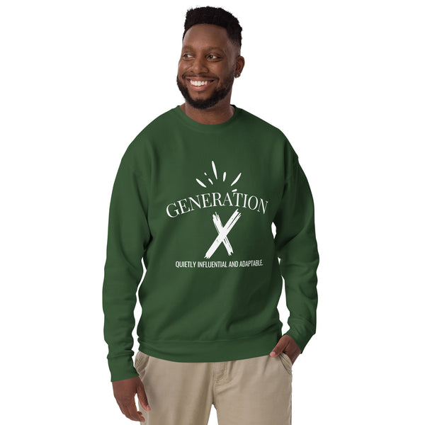 Minimalist Power - Generation X's Signature Style - Forest Green - Sweatshirts