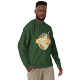 Old-World Charm Bitcoin Sweatshirt - Forest Green - Unisex Sweatshirts