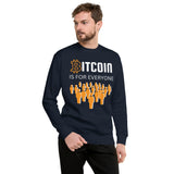 Bitcoin Revolution - Everyone's Sweatshirt - Navy Blazer - Unisex Sweatshirts