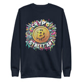 Crypto Street Art Revolution - Bitcoin Burst Sweatshirt - - Unisex Sweatshirts